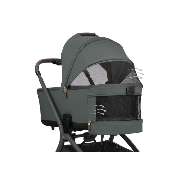 KIKKABOO KOČÁREK 2V1 GOYA PLATINUM OLIVE - DVOJKOMBINACE - KOČÁRKY A PŘÍSLUŠENSTVÍ