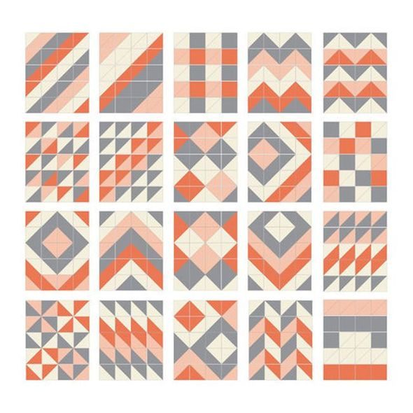 SKIP HOP PUZZLE PĚNOVÉ ŠEDO-ORANŽOVÉ 72KS 10M+ - HRACÍ PODLOŽKY NA ZEM - SPINKÁNÍ