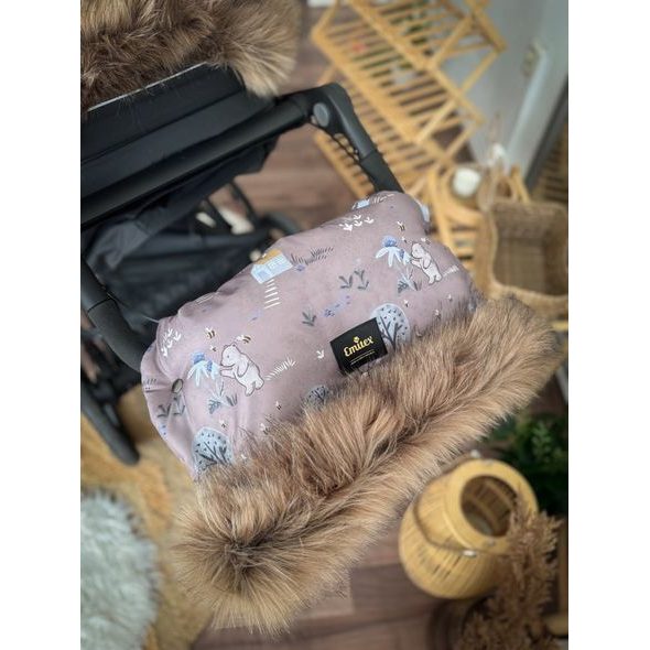 EMITEX RUKÁVNÍK LUXURY BEARKINS - RUKÁVNÍKY NA KOČÁREK - KOČÁRKY A PŘÍSLUŠENSTVÍ