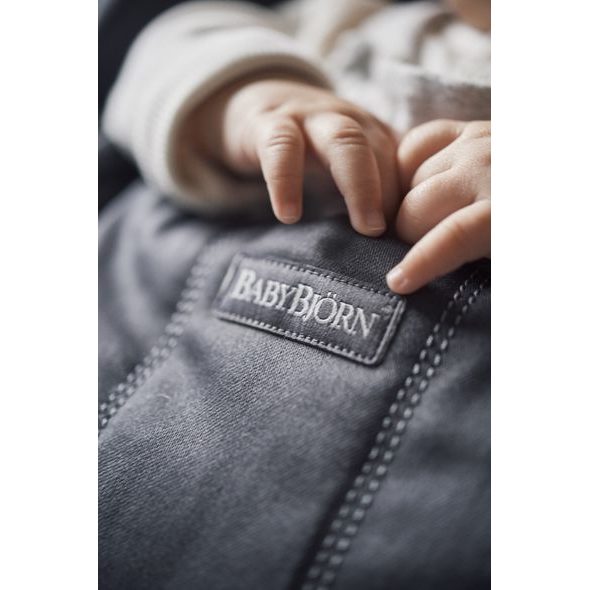 BABYBJORN LEHÁTKO BABYBJÖRN BOUNCER BLISS ANTHRACITE WOVEN - LEHÁTKA A HOUPADLA - SPINKÁNÍ