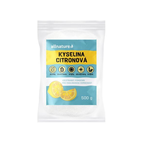 ALLNATURE KYSELINA CITRONOVÁ 500 G - VAŘENÍ A PEČENÍ - PRO MAMINKY