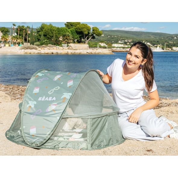 BEABA PLÁŽOVÝ STAN S OHRÁDKOU ANTI-UV SEAGRASS - UV STANY - PRO DĚTI