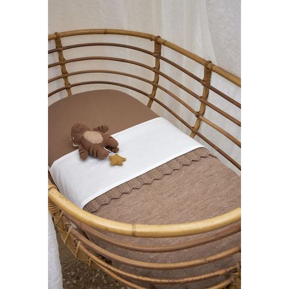 MEYCO ŽERZEJOVÉ PROSTĚRADLO 40X80/90 - TOFFEE - PROSTĚRADLA - SPINKÁNÍ