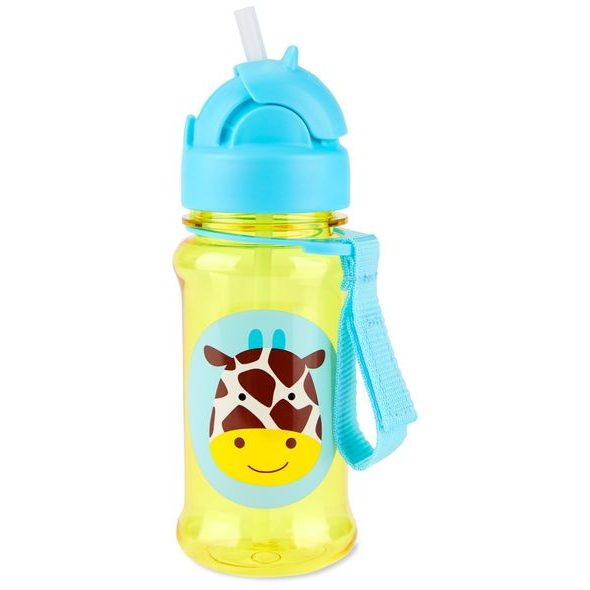 SKIP HOP ZOO TRITAN LÁHEV S BRČKEM 355ML CHOBOTNICE 12M+ - SPORTOVNÍ LAHVE - KRMENÍ