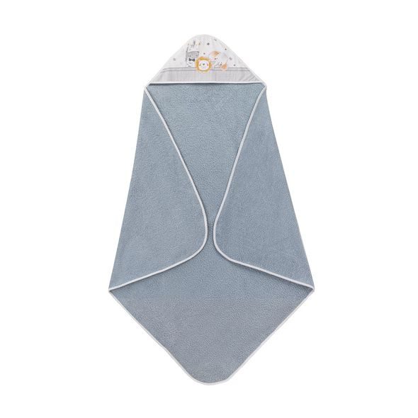 INTERBABY OSUŠKA FROTÉ SAFARI ŠEDÁ - OSUŠKY A DĚTSKÉ ŽUPANY - KOUPÁNÍ A ZDRAVÍ