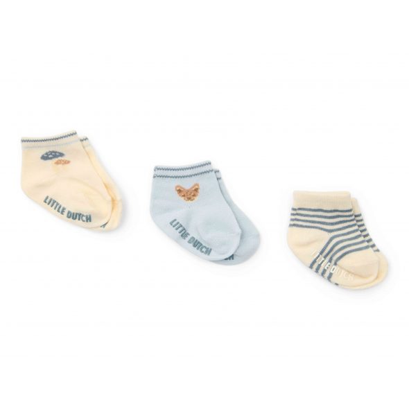 LITTLE DUTCH PONOŽKY MULTICOLOR 3 KS FOREST FRIENDS VEL. 62/74 - PONOŽKY A PUNČOCHY - PRO DĚTI