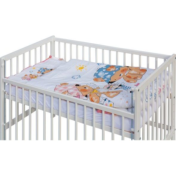 SCARLETT DĚTSKÁ POSTÝLKA S KOMPLETNÍ VÝBAVOU SCARLETT 120 X 60 CM - PALPY - DŘEVĚNÉ POSTÝLKY - SPINKÁNÍ