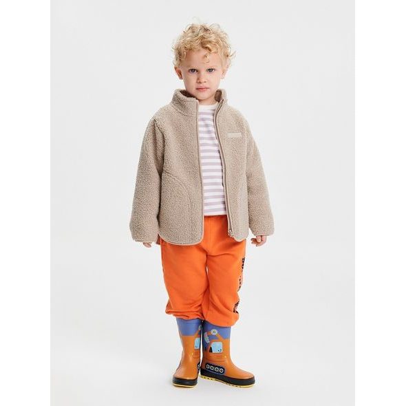 LEOKID FLEECOVÁ BUNDA THEO ALMOND MILK VEL. 122 - BUNDY - PRO DĚTI