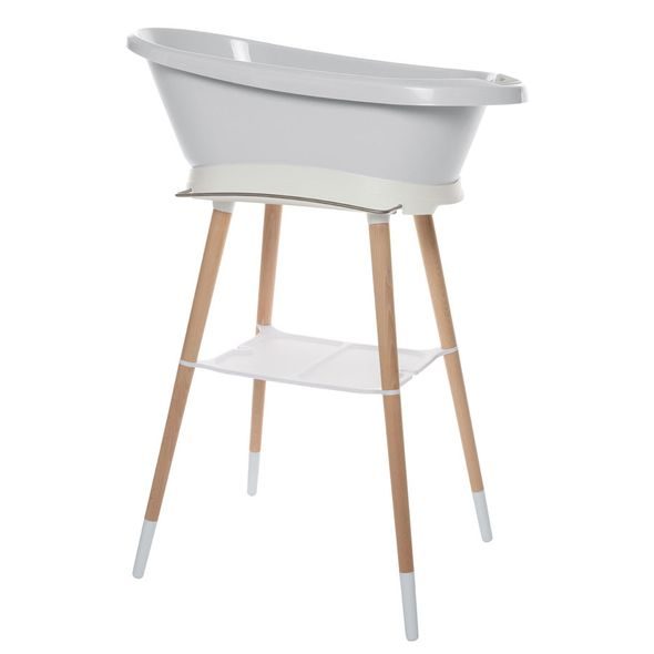 BEBE-JOU SADA DIGITÁLNÍ VANIČKY SE STOJANEM SENSE LIGHT GREY - VANIČKY PLASTOVÉ - KOUPÁNÍ A ZDRAVÍ