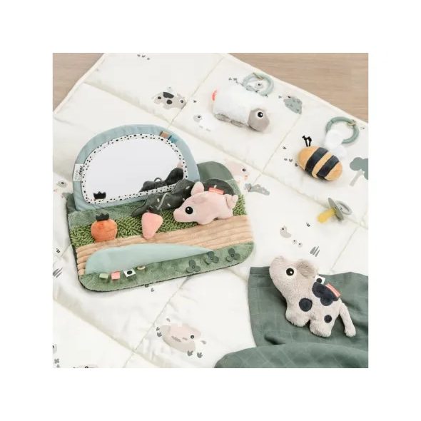 DONE BY DEER AKTIVNÍ ZRCADLO NA PODLAHU TINY FARM - HRA NA BŘÍŠKU - PRO DĚTI