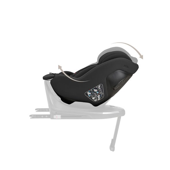 KIKKABOO SET I-CLASS 360 I-SIZE AUTOSEDAČKA 40-87CM + AUTOSEDAČKA 40-105CM + ZÁKLADNA OTOČNÁ NOIR - AUTOSEDAČKY 0-13KG - AUTOSEDAČKY A PŘÍSLUŠENSTVÍ