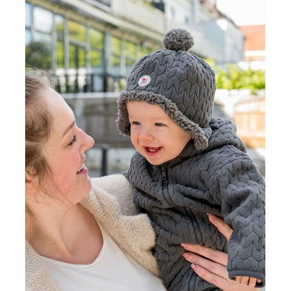 LODGER HATTER EMPIRE FLEECE PIGEON 6 - 12 MĚSÍCŮ - ČEPIČKY A KLOBOUČKY - PRO DĚTI