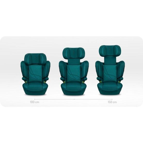 MOMI AUTOSEDAČKA MOMI MEI ZELENÁ - AUTOSEDAČKY 9-36KG - AUTOSEDAČKY A PŘÍSLUŠENSTVÍ