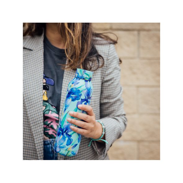 QUOKKA NEREZOVÁ TERMOLÁHEV SOLID BLUE IRISIS 630 ML - TERMOOBALY A TERMOSKY - KRMENÍ