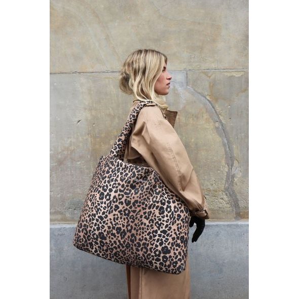 STUDIO NOOS COTTON MOM BAG PŘEBALOVACÍ TAŠKA BROWN LEOPARD - PŘEBALOVACÍ TAŠKY - KOČÁRKY A PŘÍSLUŠENSTVÍ