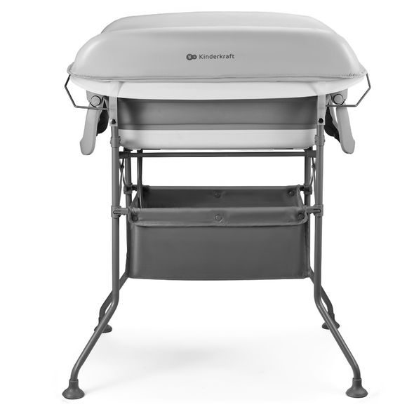 KINDERKRAFT STOLEK PŘEBALOVACÍ S VANIČKOU BUBBLY GREY - PŘEBALOVACÍ PULTY - PŘEBALOVÁNÍ