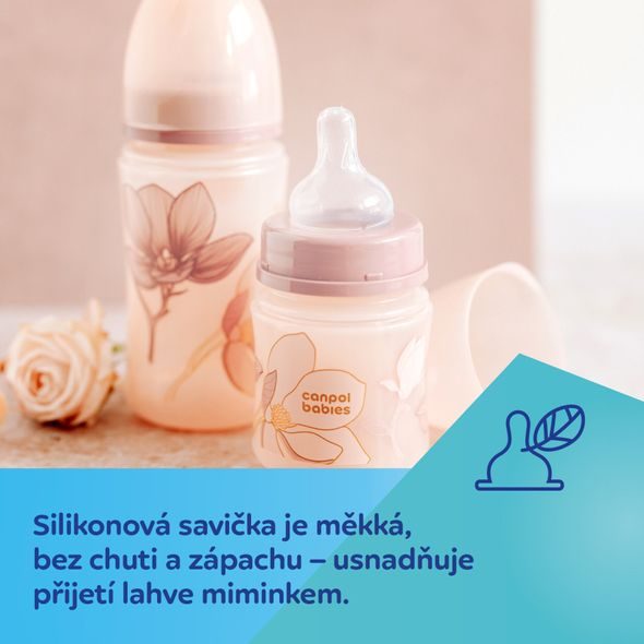 CANPOL BABIES ANTIKOLIKOVÁ LAHEV EASYSTART GOLD 240 ML MODRÁ - KOJENECKÉ LAHVE - KRMENÍ