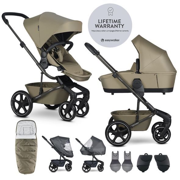 EASYWALKER SET XXL KOČÁREK KOMBINOVANÝ HARVEY NXT S PŘÍSLUŠENSTVÍM DEEP BLUE - DVOJKOMBINACE - KOČÁRKY A PŘÍSLUŠENSTVÍ