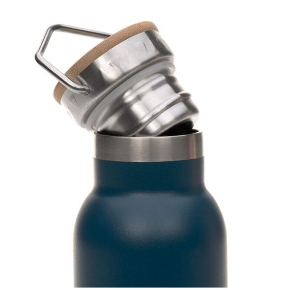 LÄSSIG BOTTLE STAINLESS ST. FL. INSULATED 700ML ADV. BLUE - SPORTOVNÍ LAHVE - KRMENÍ
