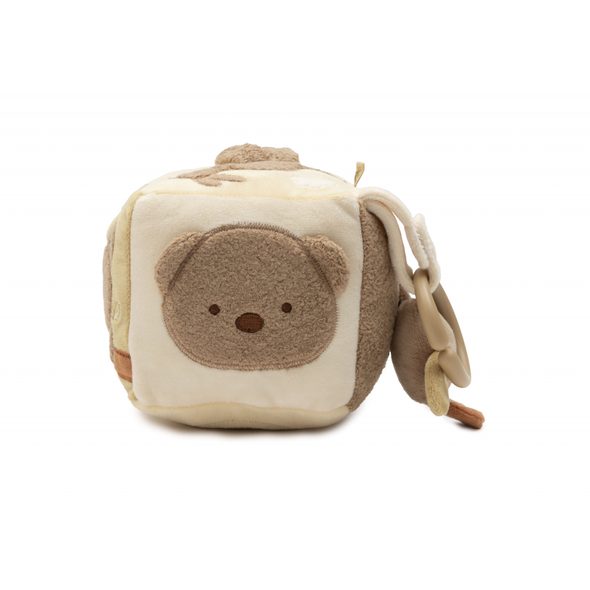 JOLLEIN KOSTKA TEXTILNÍ KANGAROOTS - SENZORICKÉ HRAČKY - PRO DĚTI