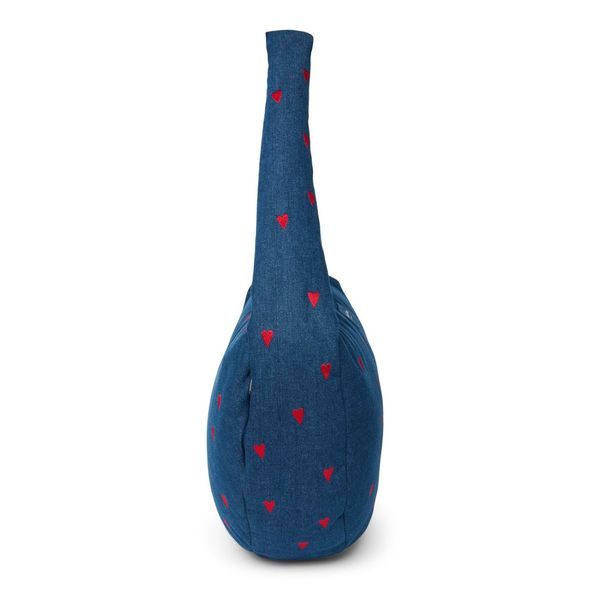 STUDIO NOOS DENIM CROSS BODY BAG | DARK BLUE RED HEARTS - DOPLŇKY - PRO MAMINKY
