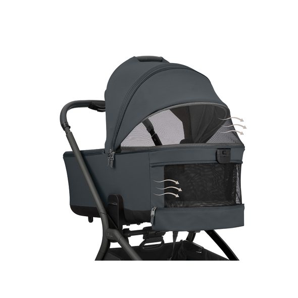 KIKKABOO KOČÁREK 2V1 GOYA PLATINUM GRAPHITE - DVOJKOMBINACE - KOČÁRKY A PŘÍSLUŠENSTVÍ