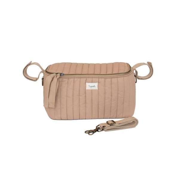 3 SPROUTS ORGANIZÉR NA KOČÁREK PROŠÍVANÝ SOLID CLAY - ORGANIZÉRY A KOŠÍKY - KOČÁRKY A PŘÍSLUŠENSTVÍ