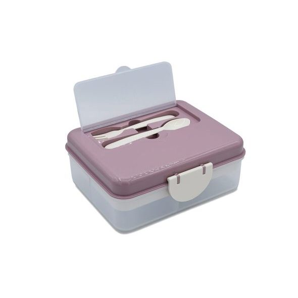 MELII DVOUPATROVÁ KRABIČKA NA SVAČINU 1446 ML - LUXE RŮŽOVÁ/BÉŽOVÁ - KRABIČKY NA SVAČINU - KRMENÍ