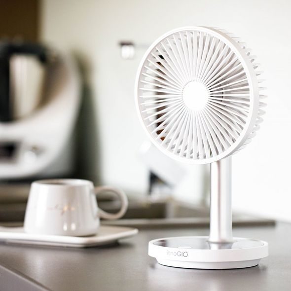 INNOGIO STOLNÍ USB VENTILÁTOR S PODSVÍCENÍM GIO AIR MIDI - ZVLHČOVAČE A ČISTIČKY VZDUCHU - SPINKÁNÍ