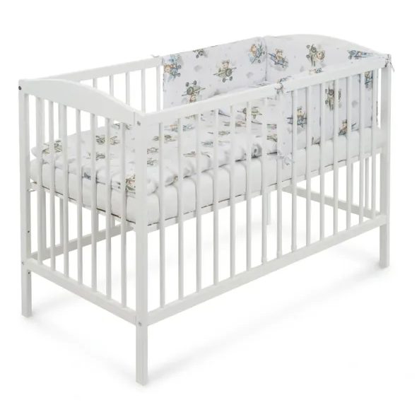 TOMI POVLEČENÍ K3 TISK PILOT TYRKYSOVÝ - POVLEČENÍ DO POSTÝLKY - SPINKÁNÍ