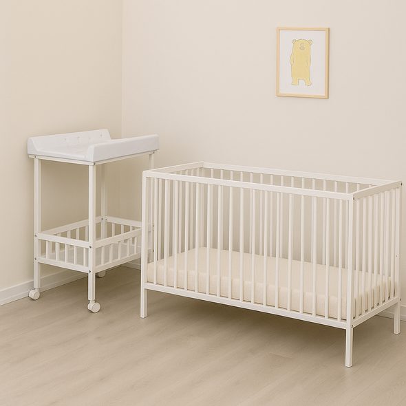 SCARLETT LEVNÁ POSTÝLKA SCARLETT GLERA - BÍLÁ (BUK) - VYNDAVACÍ PŘÍČKY - 120 X 60 CM - DŘEVĚNÉ POSTÝLKY - SPINKÁNÍ