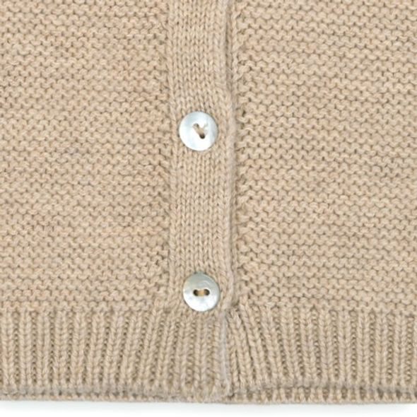 LODGER PLETENÝ SVETŘÍK MERINO BEIGE VEL. 68 - KABÁTKY, MIKINKY - PRO DĚTI