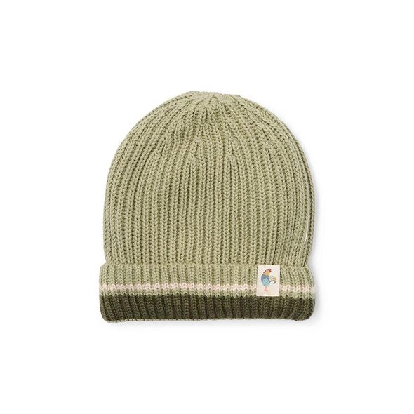 LITTLE DUTCH ČEPIČKA PLETENÁ GREEN VEL. 92/104 - ČEPIČKY A KLOBOUČKY - PRO DĚTI