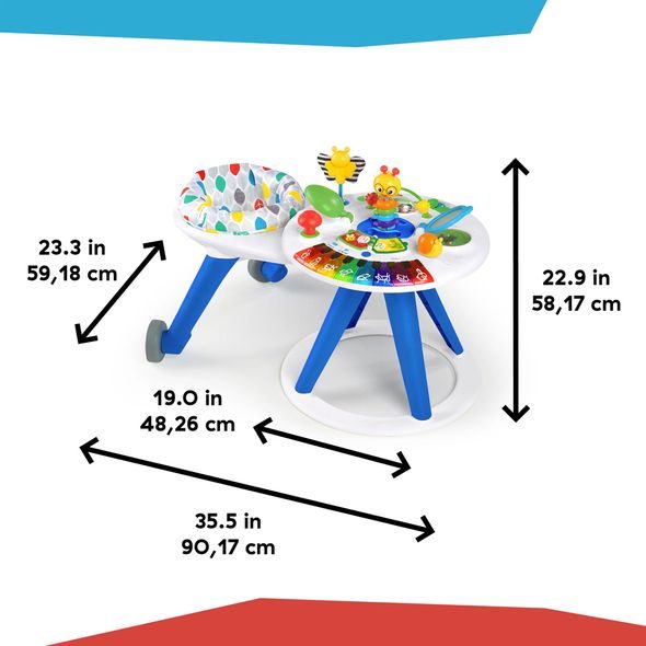 BABY EINSTEIN CENTRUM AKTIVNÍ 4V1 AROUND WE GROW™ 6M+ DO 11KG - AKTIVNÍ CENTRA - PRO DĚTI