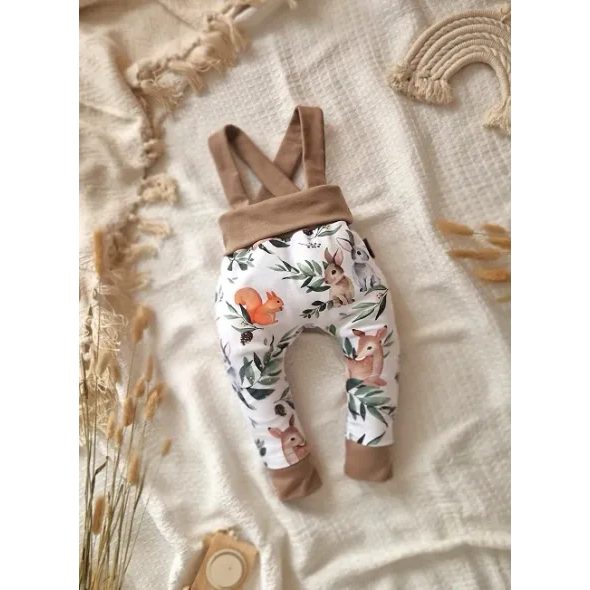 POLEZU+ PROTISKLUZOVÉ KALHOTY S KŠANDAMI 2V1 VEL. 74 - KALHOTKY A TEPLÁČKY - PRO DĚTI