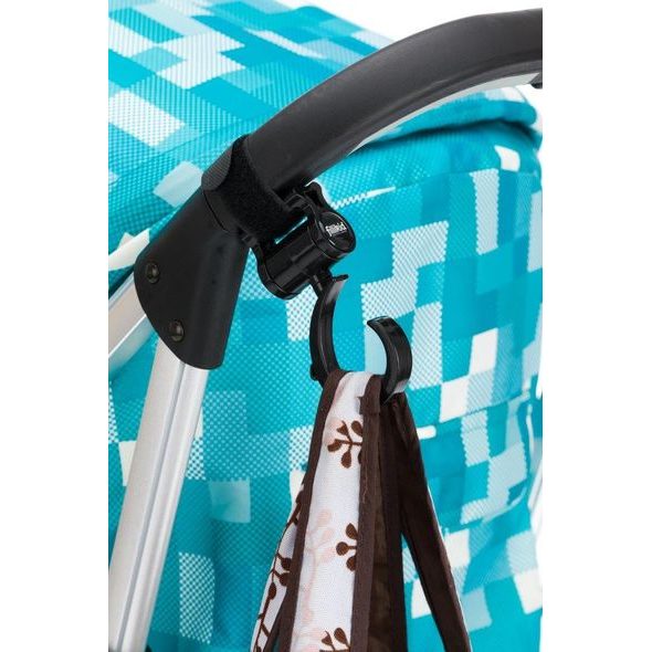 FILLIKID DRŽÁK NA TAŠKU NA PLENY BLACK 2 KS - HÁČKY, POPRUHY A KOLÍČKY - KOČÁRKY A PŘÍSLUŠENSTVÍ