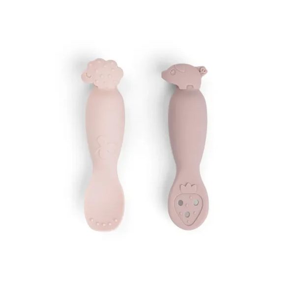 DONE BY DEER SILIKONOVÉ LŽIČKY TINY FARM 2KS - LŽIČKY A PŘÍBORY - KRMENÍ