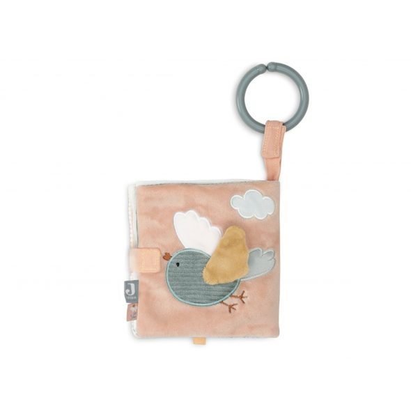 JOLLEIN TEXTILNÍ KNÍŽKA S AKTIVITAMI LOVELY BIRDS - KNÍŽKY PRO NEJMENŠÍ - PRO DĚTI