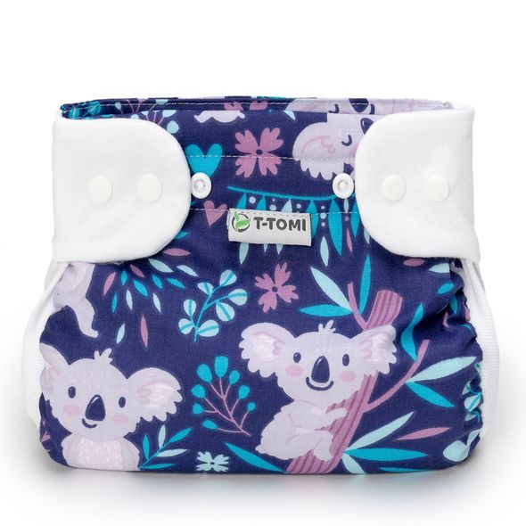 T-TOMI ORTOPEDICKÉ ABDUKČNÍ KALHOTKY - PATENTKY DARK KOALAS (3-6KG) - PLENKOVÉ KALHOTKY - PŘEBALOVÁNÍ