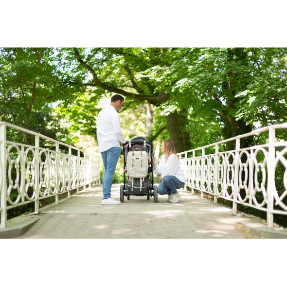 CHILDHOME PŘEBALOVACÍ BATOH FAMILY CLUB OFF WHITE - PŘEBALOVACÍ BATOHY - KOČÁRKY A PŘÍSLUŠENSTVÍ