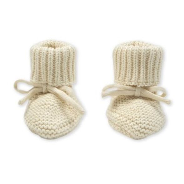LODGER SLIPPER KNIT BUTTER 0 - 6 MĚSÍCŮ - KOJENECKÉ CAPÁČKY - PRO DĚTI