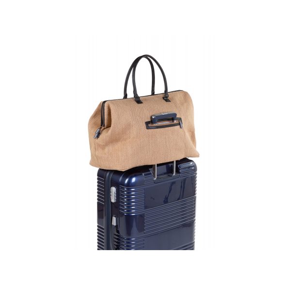 CHILDHOME PŘEBALOVACÍ TAŠKA MOMMY BAG RAFFIA LOOK - PŘEBALOVACÍ TAŠKY - KOČÁRKY A PŘÍSLUŠENSTVÍ