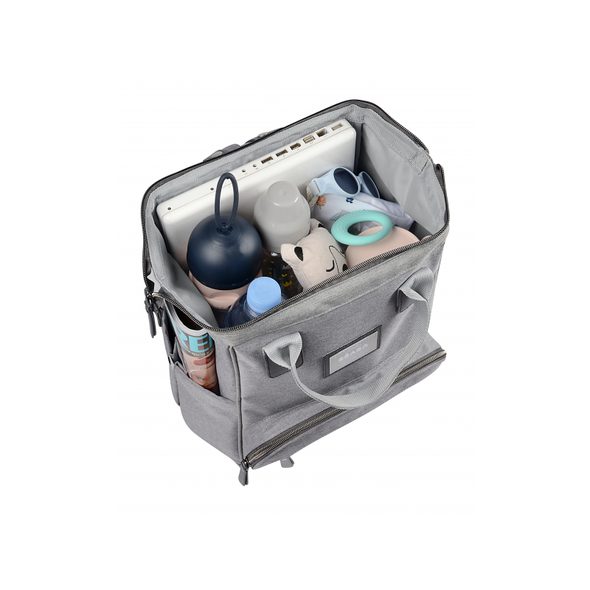 BEABA PŘEBALOVACÍ BATOH WELLINGTON HEATHER GREY - PŘEBALOVACÍ BATOHY - KOČÁRKY A PŘÍSLUŠENSTVÍ