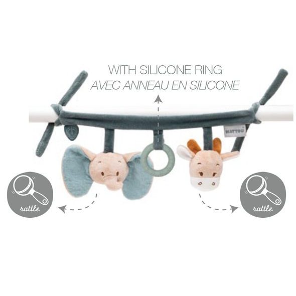 NATTOU HRAČKA NA ZAVĚŠENÍ LA - HRAČKY K ZAVĚŠENÍ - PRO DĚTI