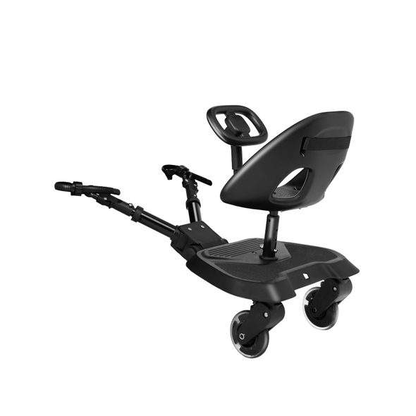 KIKKABOO STUPÁTKO KE KOČÁRKU SE SEDÁTKEM ALLY XL BLACK - STUPÁTKA ZA KOČÁREK - KOČÁRKY A PŘÍSLUŠENSTVÍ