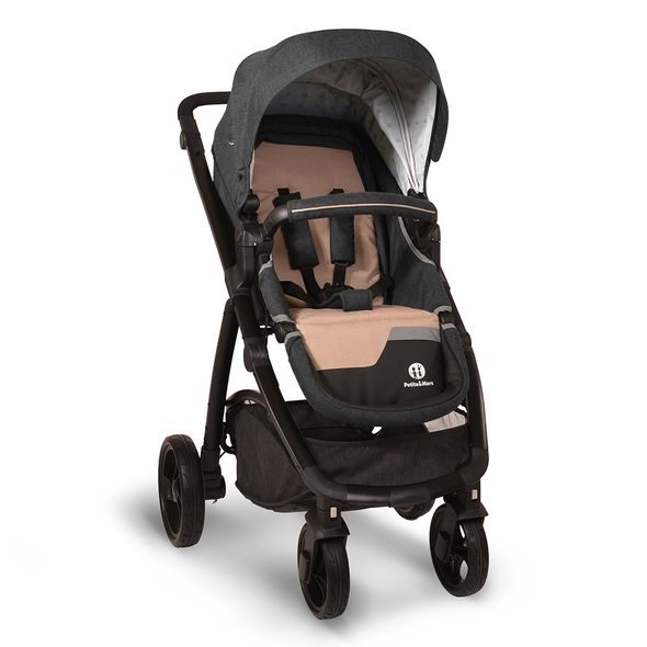 PETITE&MARS VARIO SPORTOVNÍ SEZENÍ BLACK MELANGE - SPORTOVNÍ NÁSTAVBY - KOČÁRKY A PŘÍSLUŠENSTVÍ