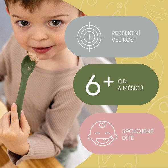 ZOPA SILIKONOVÁ LŽIČKA - LŽIČKY A PŘÍBORY - KRMENÍ