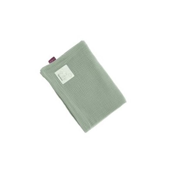 TRÄUMELAND MUŠELÍNOVÁ DEKA 100 X 75 CM SALBEI GRÜN - DĚTSKÉ DEKY PRO MIMINKA - SPINKÁNÍ