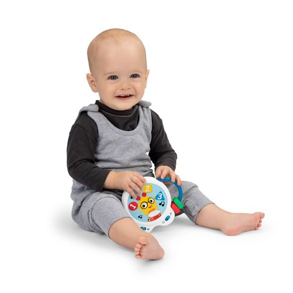 BABY EINSTEIN HRAČKA HUDEBNÍ BUBEN TINY TEMPO™ 3M+ - MOTORICKÉ A HUDEBNÍ - PRO DĚTI