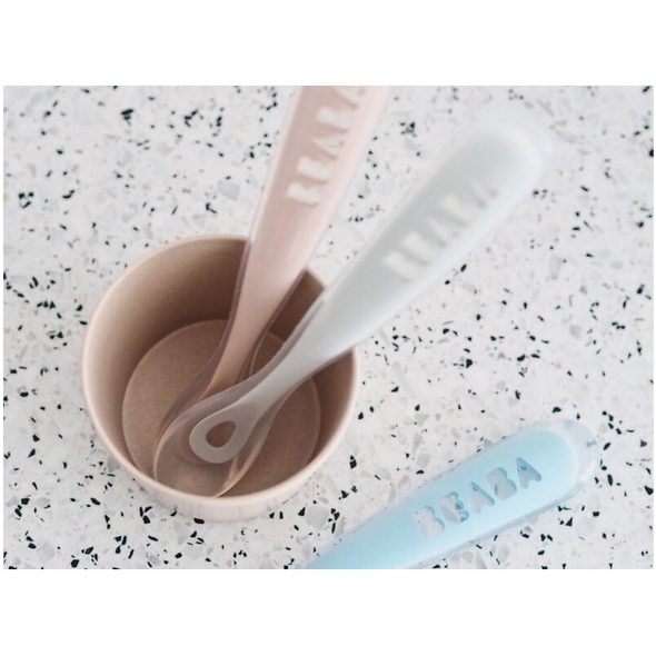 BEABA PRVNÍ LŽIČKA SILIKONOVÁ LIGHT MIST - LŽIČKY A PŘÍBORY - KRMENÍ